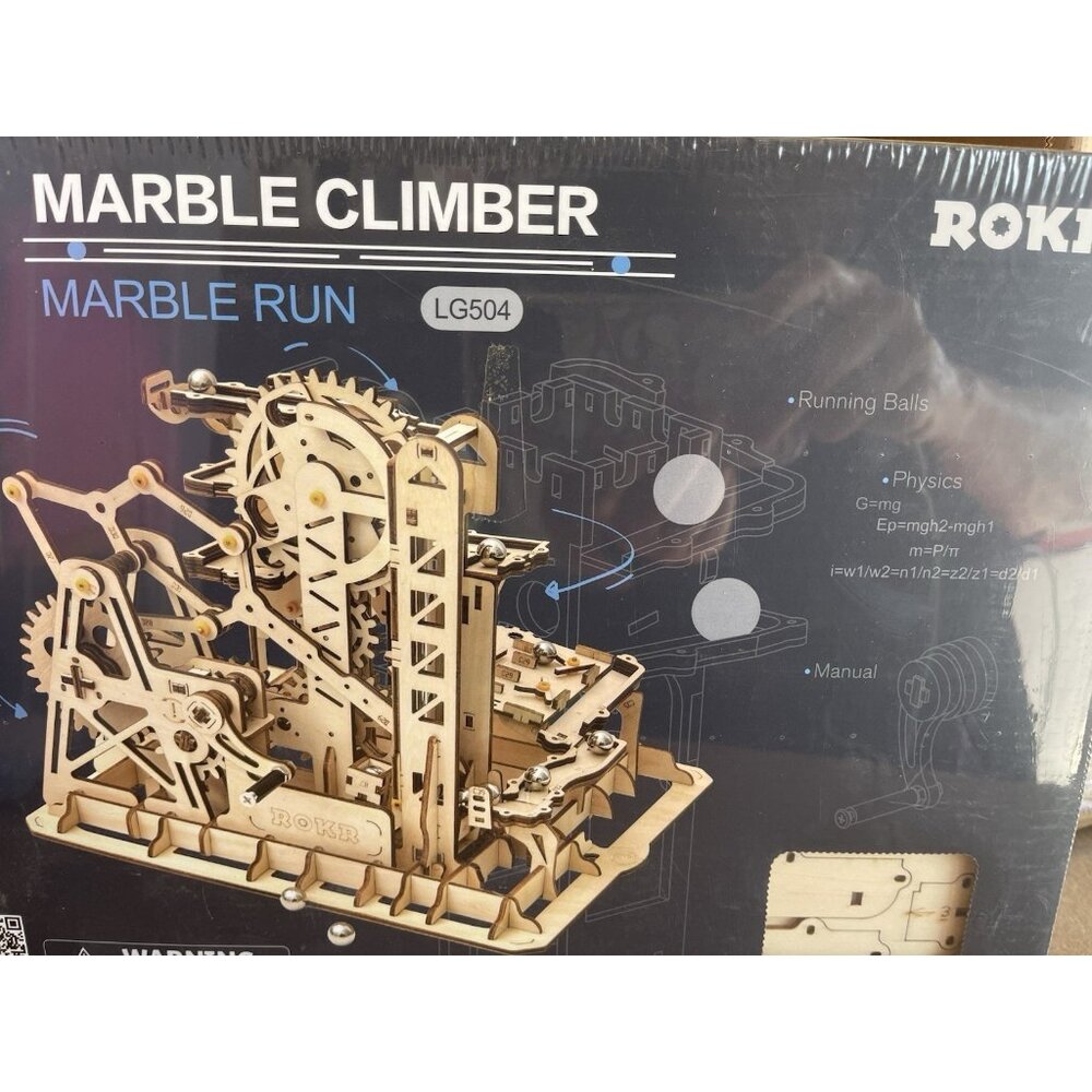 ROKR Marble Climber Marble Run LG504 3D Wooden Puzzle Building Set NEW SEALED
